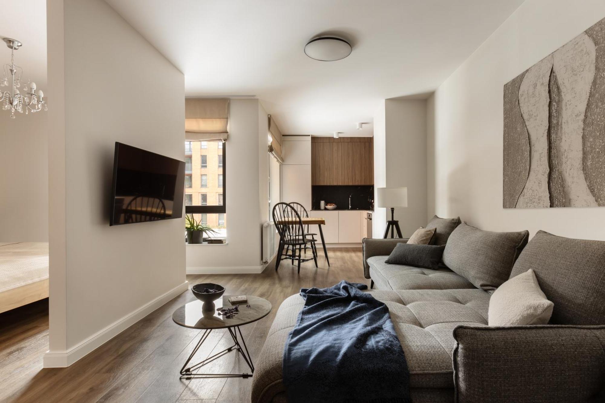 Scala Apartamenty By Moderna Profit- Lakowa 60C กดัญสก์ ภายนอก รูปภาพ